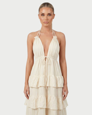 Vestido mini de vendaje AQUINO