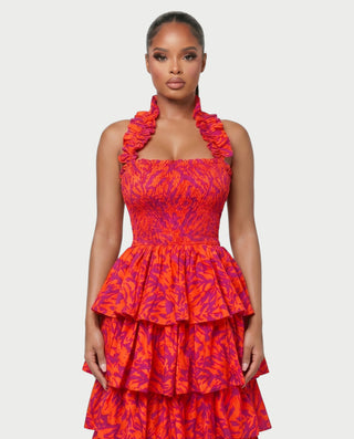 Vestido mini de vendaje AQUINO