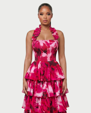 Vestido mini de vendaje AQUINO