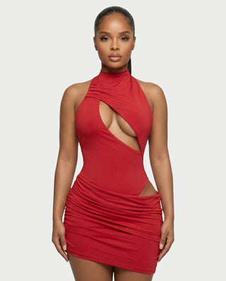 Vestido mini de vendaje AQUINO