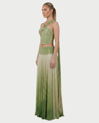 PARMIA Twist Front Ombre Two-Piece Set