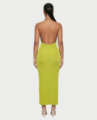 ASHLEY Mesh Open Back Maxi Dress Celestia ASHLEY Mesh Open Back Maxi Dress Celestia