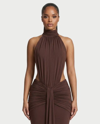 Vestido mini de vendaje AQUINO