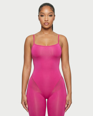 BLANCA Square Neck Capri Romper
