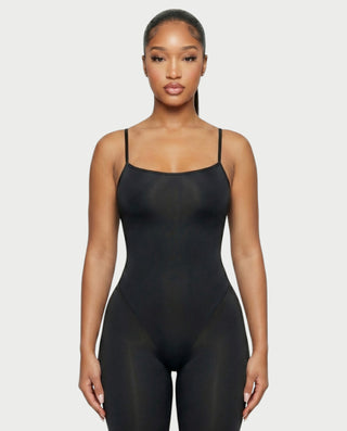 BLANCA Square Neck Capri Romper