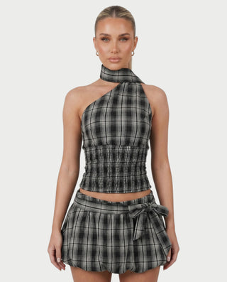 Vestido mini de vendaje AQUINO