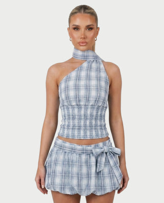 Vestido mini de vendaje AQUINO