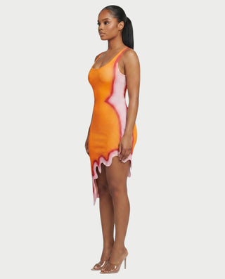 Vestido mini de vendaje AQUINO