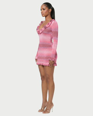 Vestido mini de vendaje AQUINO