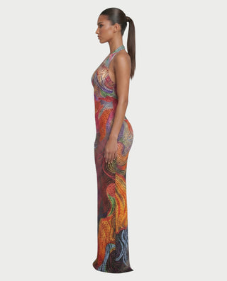 Vestido mini de vendaje AQUINO