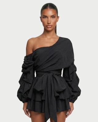 Vestido mini de vendaje AQUINO