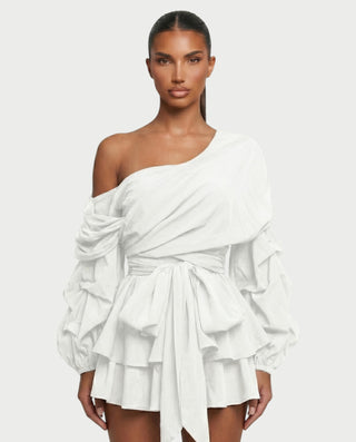 Vestido mini de vendaje AQUINO