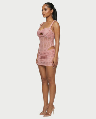Vestido mini de vendaje AQUINO
