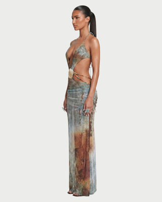 MARINA Cutout Maxi Dress