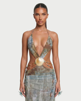 MARINA Cutout Maxi Dress
