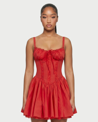 Vestido mini de vendaje AQUINO