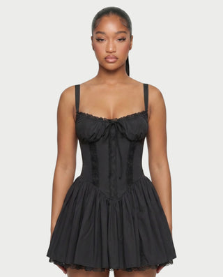 Vestido mini de vendaje AQUINO