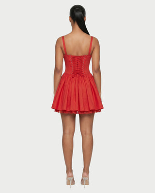 Vestido mini de vendaje AQUINO