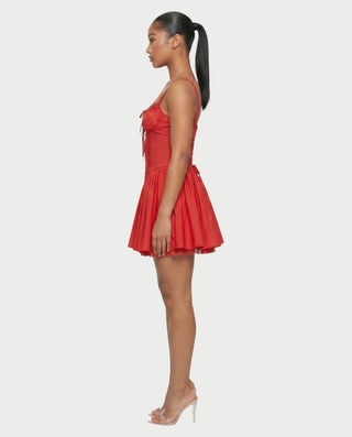 Vestido mini de vendaje AQUINO
