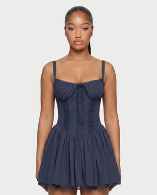 Vestido mini de vendaje AQUINO