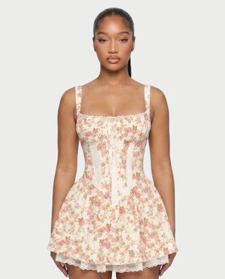 Vestido mini de vendaje AQUINO
