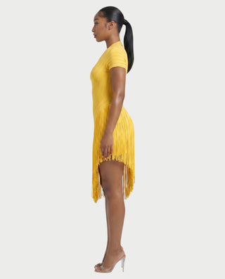 Vestido mini de vendaje AQUINO