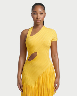 Vestido mini de vendaje AQUINO