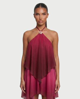 Vestido mini de vendaje AQUINO