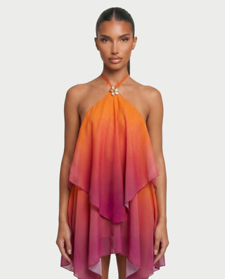 Vestido mini de vendaje AQUINO