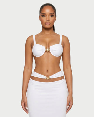 KARIYA Golden Sun Bikini & Maxi Skirt Three-Piece Set