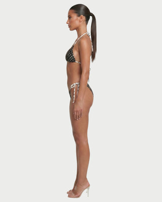 FINLEY Tie-Side Polka Dot Bikini Set