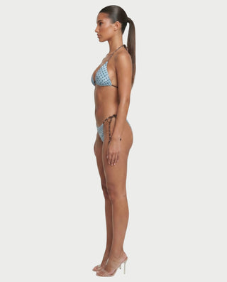 FINLEY Tie-Side Polka Dot Bikini Set