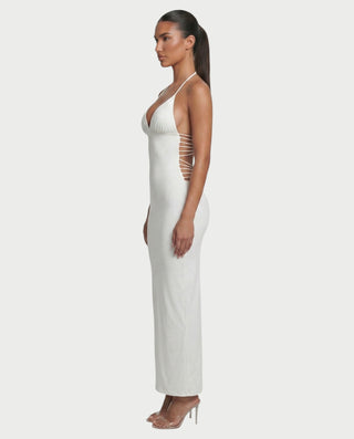 PALMER Butterfly Lace Back Maxi Dress