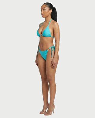 NAYLA Ring Tie Side Bikini Three-Piece Set