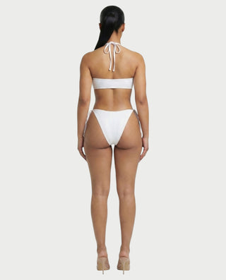 GANIYA Bandeau Bikini Top & Maxi Skirt Three-Piece Set