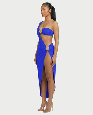 VIRANA Bandeau Bikini & Draped Cover-Up Three-Piece Set