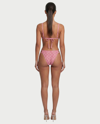 LUMURA Two-piece Strappy Damask Bikini Set