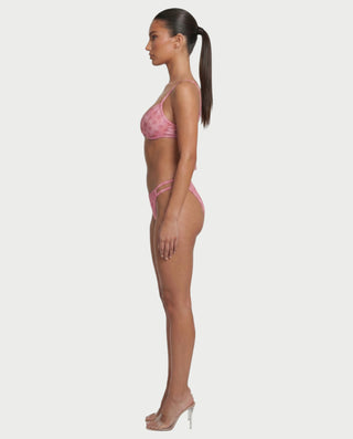 LUMURA Two-piece Strappy Damask Bikini Set