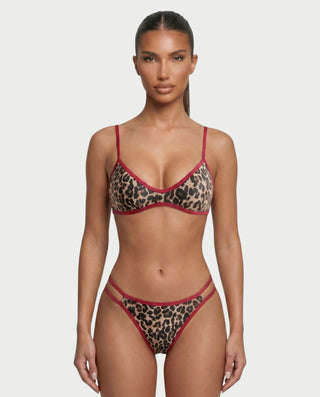Bikini de cadena de leopardo LYDIA