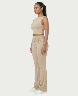 FREYA Top & Flared Pants Yoga Set
