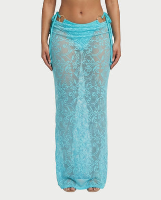 NAYLA Ring Tie Side Bikini Three-Piece Set