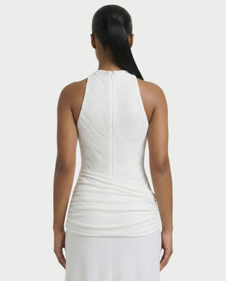 Chaqueta de piel sintética con textura de cocodrilo BEXLEY