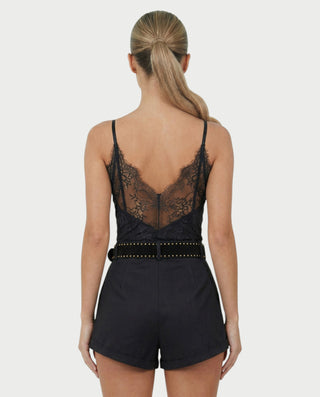 Shorts ajustados de terciopelo con cintura alta AZAIRA