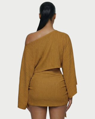 Chaqueta de piel sintética con textura de cocodrilo BEXLEY