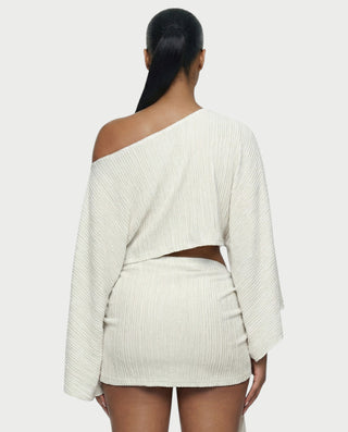 Chaqueta de piel sintética con textura de cocodrilo BEXLEY