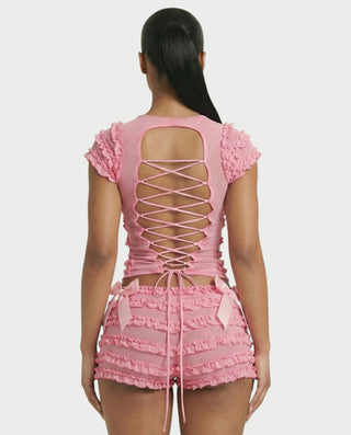 Chaqueta de piel sintética con textura de cocodrilo BEXLEY