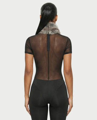 Chaqueta de piel sintética con textura de cocodrilo BEXLEY