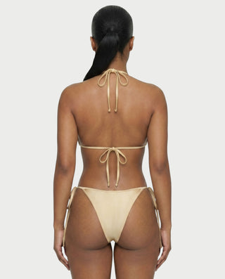 RIVENA Sequin Shell Triangle Bikini Set