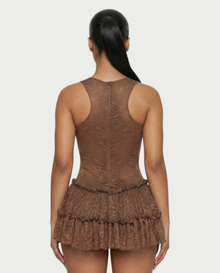Vestido mini de vendaje AQUINO