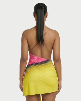 Vestido mini de vendaje AQUINO